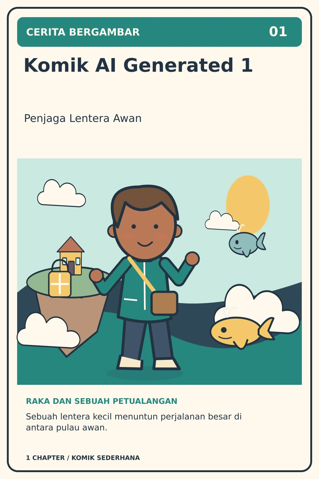 Sampul Komik AI Generated 1