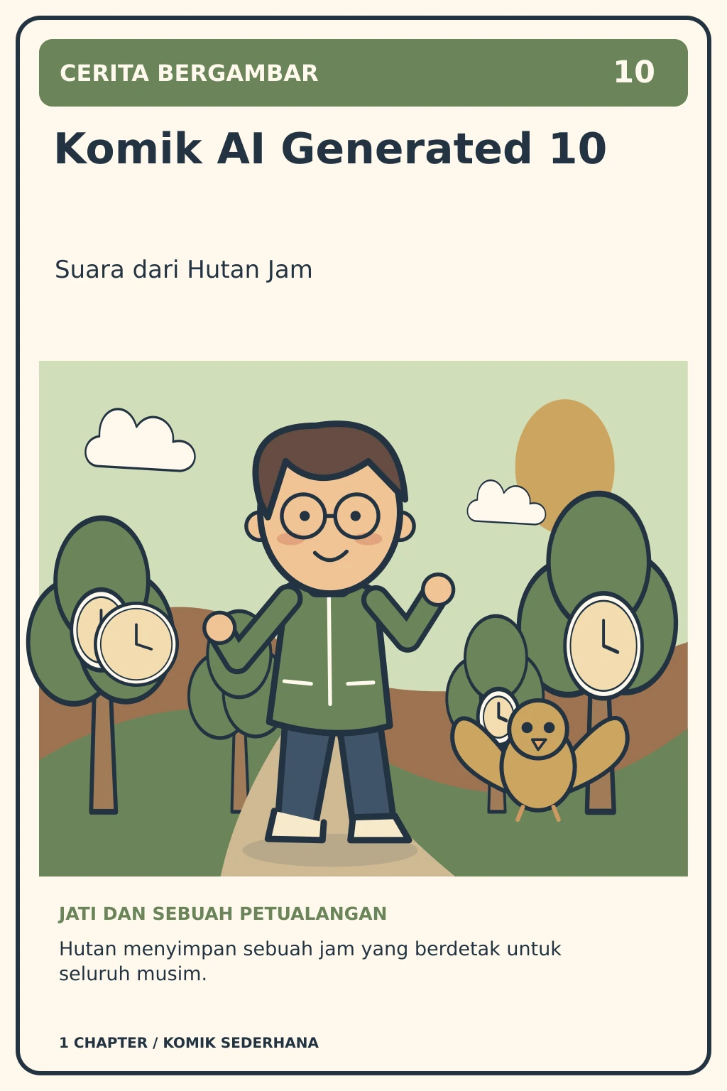 Sampul Komik AI Generated 10