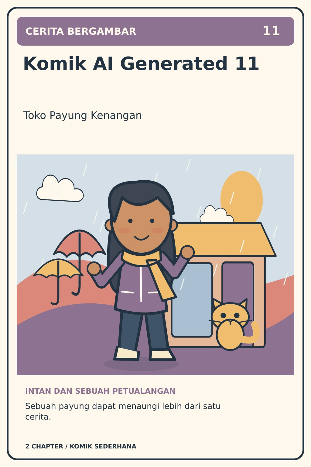 Sampul Komik AI Generated 11
