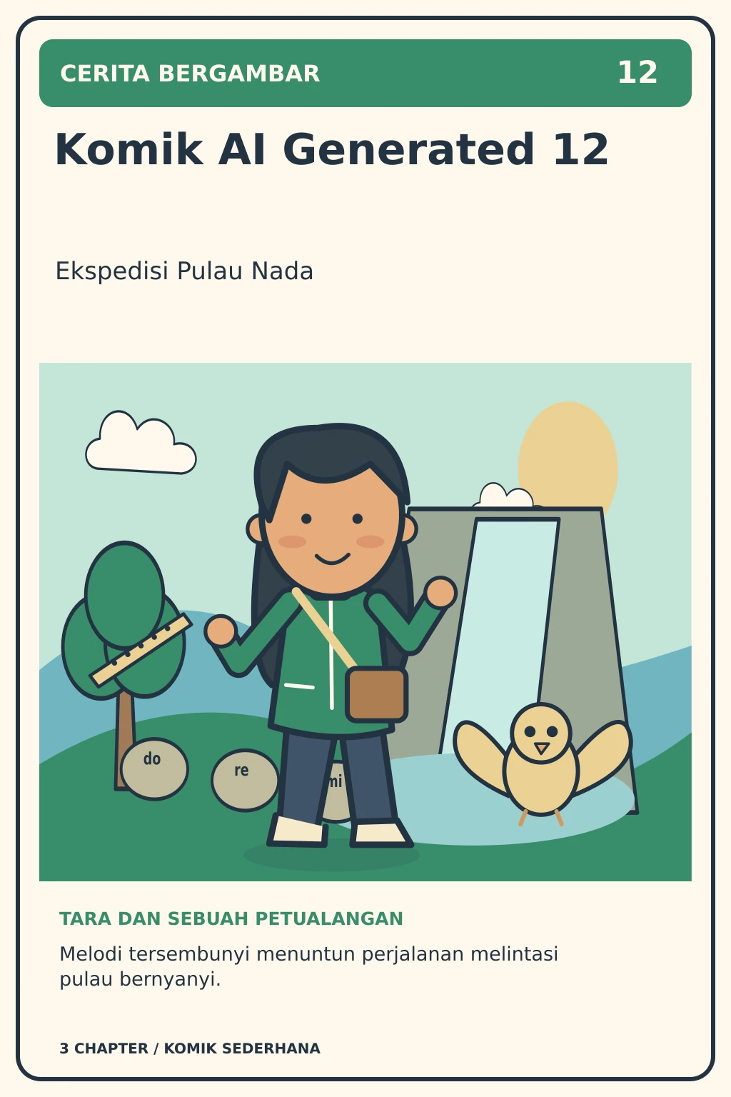 Sampul Komik AI Generated 12