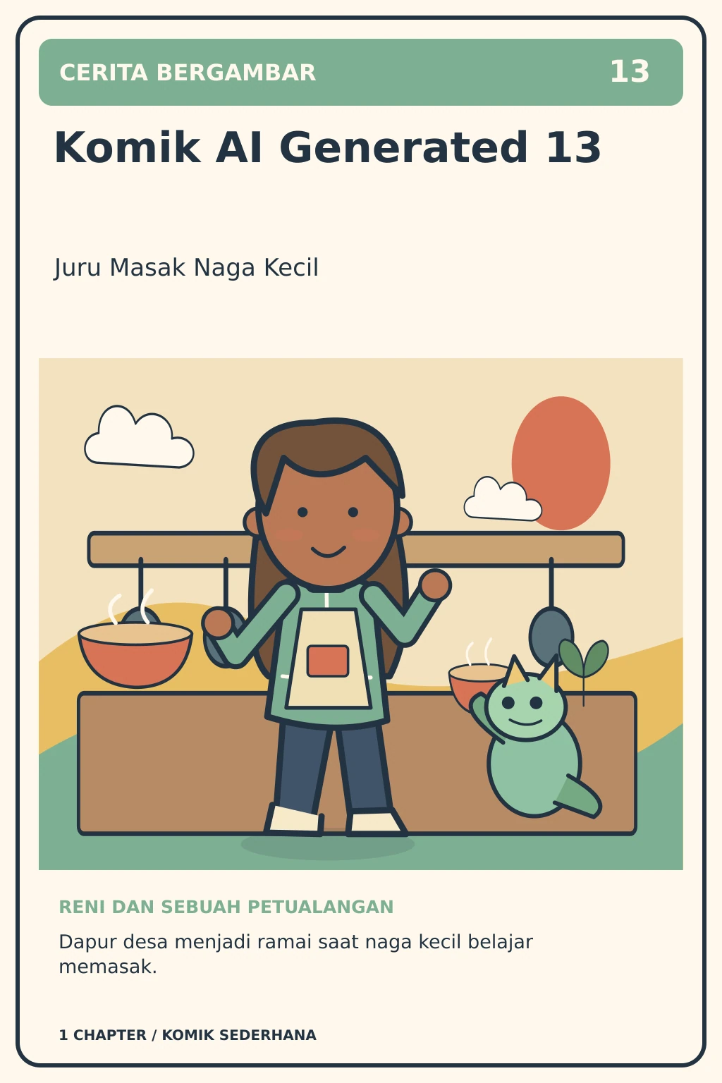 Sampul Komik AI Generated 13