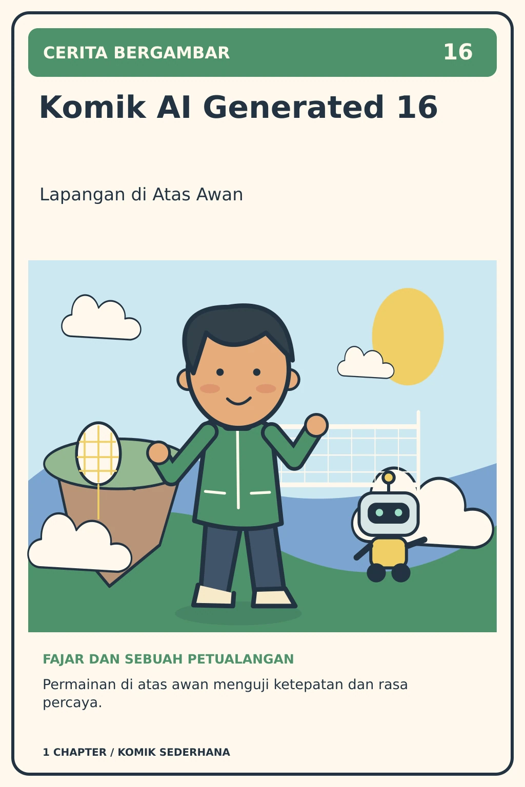 Sampul Komik AI Generated 16