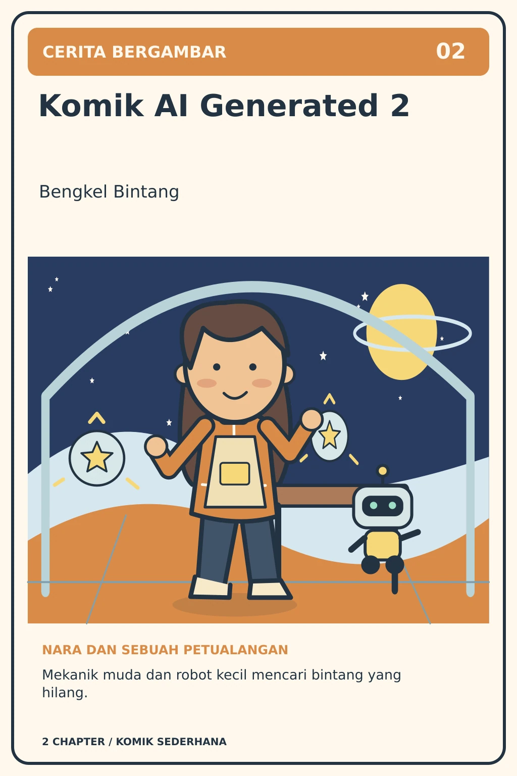 Sampul Komik AI Generated 2