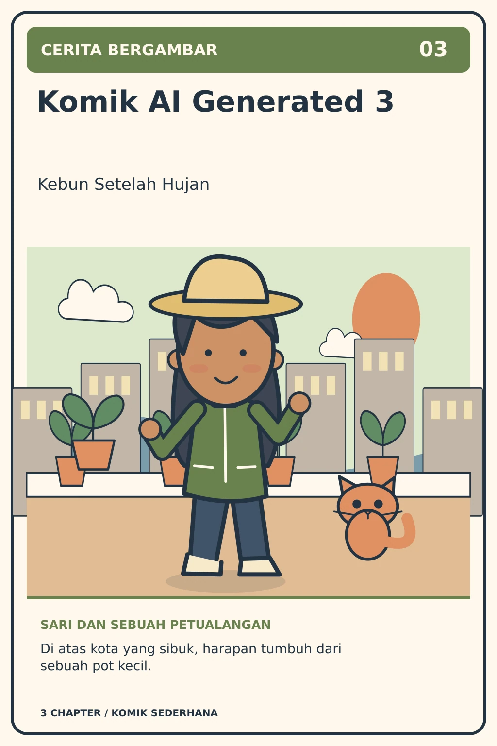 Sampul Komik AI Generated 3