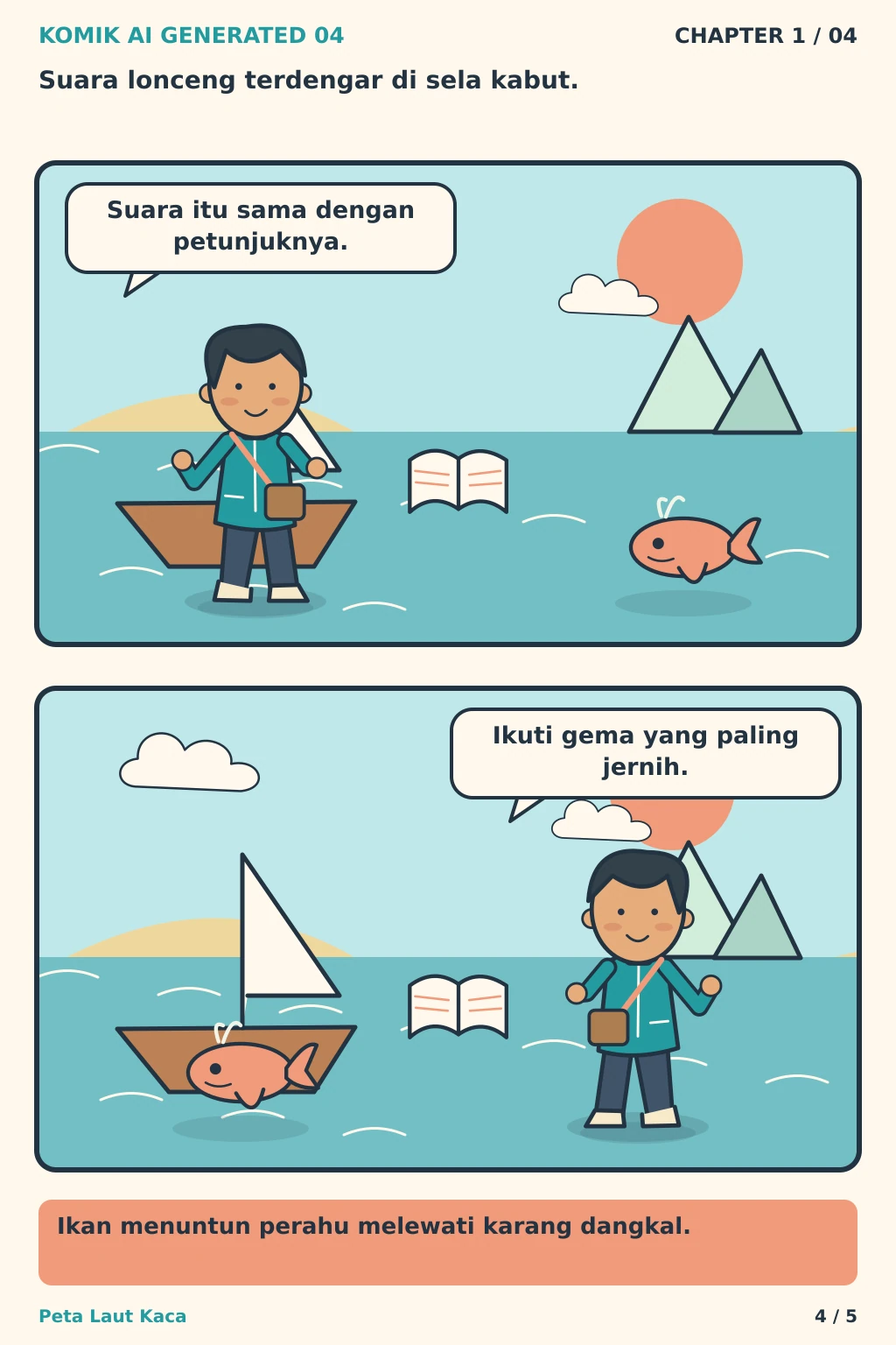 Komik AI Generated 4 Chapter 1 halaman 4 - ilustrasi komik sederhana
