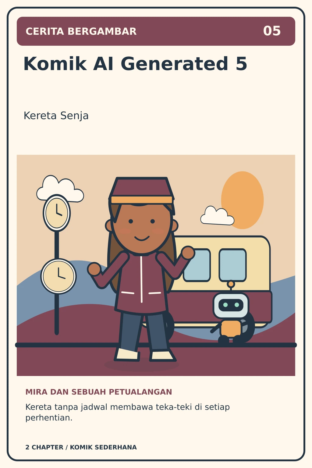 Sampul Komik AI Generated 5